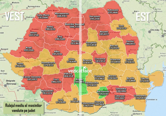 Harta- rulaj -mediu- masini -bun