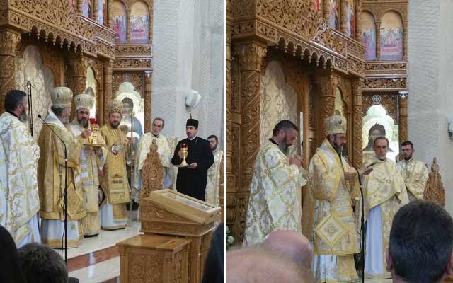 Sute de credincioși, prezenți la sfințirea Catedralei Sfântul Sava