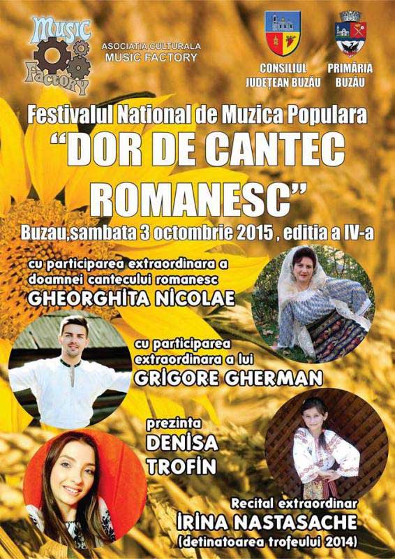 Ultimele două zile pentru înscrierea la Festivalul de muzică populară DOR DE CÂNTEC ROMÂNESC!
